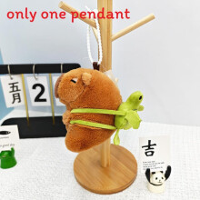 (Tortoise Bag)Cute Capybara Plush Keychain With Polyester Material For Kids Collectors And
