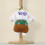 (Khaki)Cute Plush Rabbit Keyring With Glasses Design For Kids Gift And Decor Bag 3