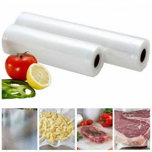 (5m)Sacs scellés sous vide transparents durables double couche organisation alimentaire conservation 1