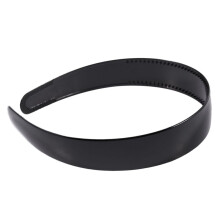 3X Frauen Schwarz Kunststoff Haarband-Stirnband-Verzierung Zaehne