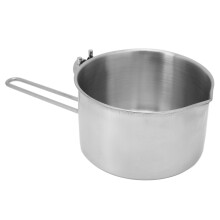 Faltbarer Edelstahl Topf 1L für Outdoor Mahlzeiten