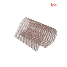 (Beige-1pcs,30*40cm/11.8*15.7in)5pcs Bbq Grill Mesh Nonstick Mat Reusable Sheet Heat Resistant Baking Cooking