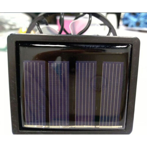 (Square )Hot Energy Saving Clipon Solar Cell Fan Sun Power Energy Panel Cooling Portable 2