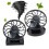 (Square )Hot Energy Saving Clipon Solar Cell Fan Sun Power Energy Panel Cooling Portable 7
