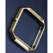 (Gold Frame)Replacement Leather Band Wrist Strap Watchband For Fitbit Blaze Durable Watch