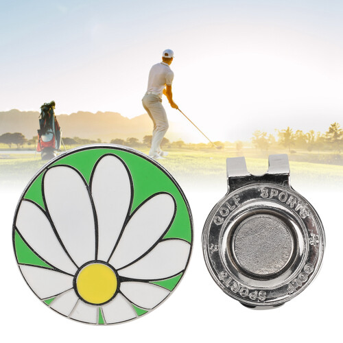 Rostfreier Golfhut-Clip, magnetischer Ballmarker, 1