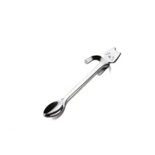 (Sliver)Stainless Creative Coffee Spoon Stirring Small Personality Hanging Dessert Cat