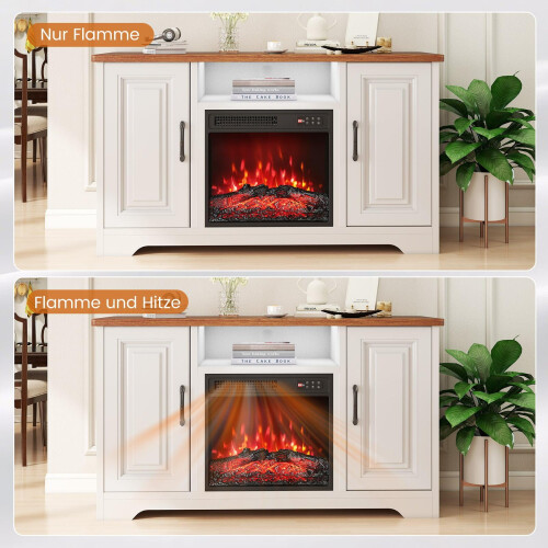 18" Electric Fireplace Insert, 750W/1500W, Remote Control 2