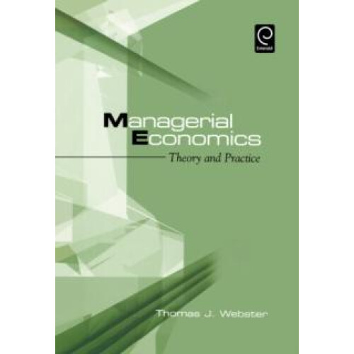 Managerial Economics by Thomas J. Webster Hardcover Book