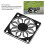 Schwarze RC Lüfterabdeckung 40x40 Aluminium 4
