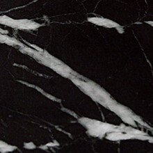 Dekorative Marmor-Wandfolie 300x40 cm Schwarz