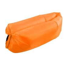Tragbares Luftkissen Sofa Orange Camping Liege
