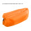 Tragbares Luftkissen Sofa Orange Camping Liege 21