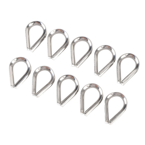 Edelstahl 316 Kausche M3 Dreieck Ring 10er Pack 2