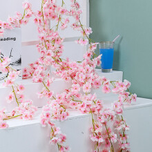 Dekorative Sakura-Girlande 135 Blüten Hellrosa