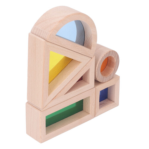 Pädagogisch wertvolle Holzbausteine 2