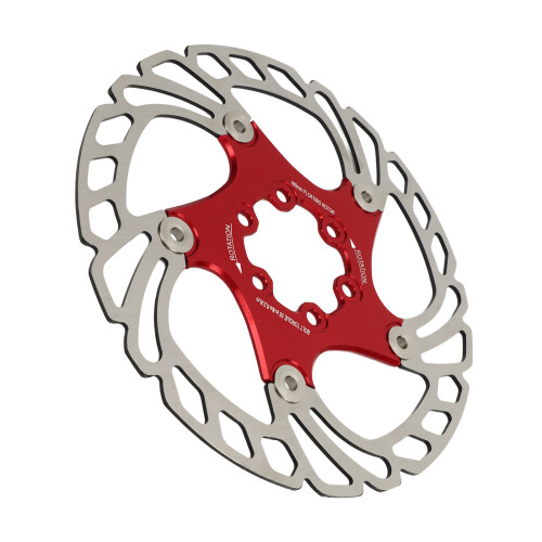 Rennrad Bremsscheibe 160mm Rot 6 Schrauben 1