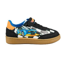 (11 UK Child, Black) Hot Wheels Childrens/Kids Suede Trainers