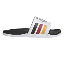 (9 UK, White/Black/Gold) Adidas Mens Germany DFB Sliders