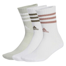 Adidas Childrens/Kids 3 Stripes Socks (Pack of 3)
