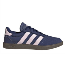 (5 UK, Blue/Pink) Adidas Childrens/Kids BRS Suede Trainers