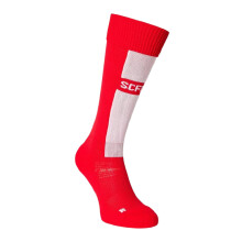 (L, Red) Warrior Childrens/Kids Striped Cushioned Away Socks