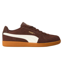 (6 UK, Brown/White/Gum) Puma Mens Club Suede Trainers