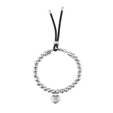 Guess Cord Heart Charm Bracelet
