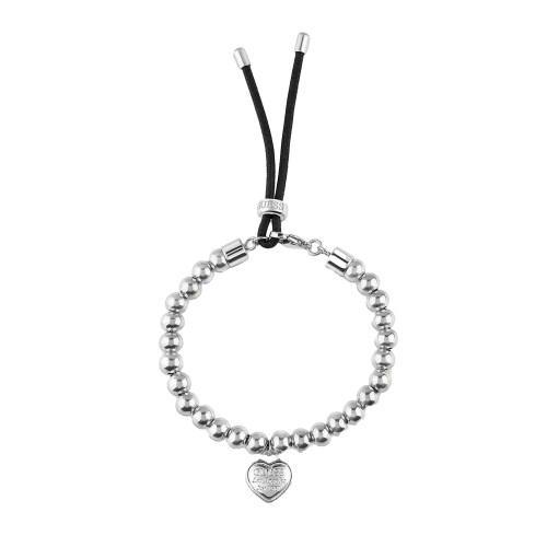 Guess Guess Cord Heart Charm Bracelet