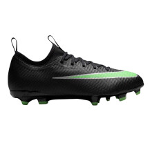 (4 UK, Black/Green) Nike Childrens/Kids Vapor 17 Academy Firm Ground Football Boots