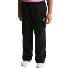 (7-8 Years, Black) Nike Childrens/Kids Embroidered Logo Fleece Jogging Bottoms