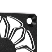 Kompakte RC Lüfterblende 40x40mm Alu schwarz