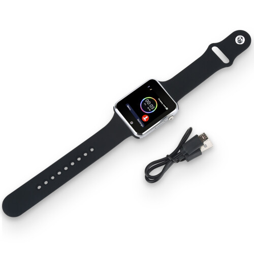A1 W8 Smartwatch mit Stoppuhr und Wecker