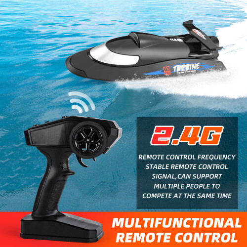 Flytec V009 RC-Boot 30km/h Turbinenantrieb schwarz