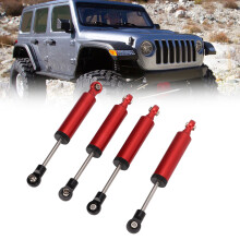 Öldruck Stoßdämpfer 100mm Rot Komplettset für RC