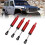 Öldruck Stoßdämpfer 100mm Rot Komplettset für RC 1