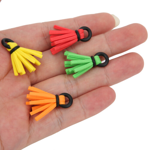 Fliegenfisch Pose mit O-Ring Schaumstoff 4 Stück