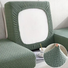 (Taupe, Plus Size (XL)-1pc) Thick Jacquard Sofa Seat Cushion Cover Funiture Protector Soft Sofa Protector Couch Covers