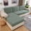 (Grass green, Plus Size (S)-1pc) Thick Jacquard Sofa Seat Cushion Cover Funiture Protector Soft Sofa Protector Couch Covers 14