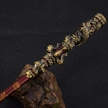 Black Myth Wukong Weapon Ruyi Staff Martial Arts Bo Staffs Game Collection Desk Room Decoration Gift Gold