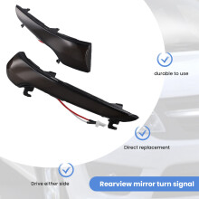 Car Rearview Mirror LED Dynamic Turn Signal Light Indicator Lamp Blinker Lights for GRANATA