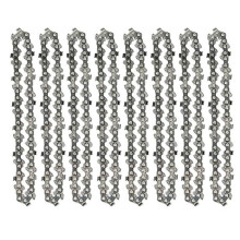 8 Pcs 4 Inch Steel Chainsaw Chain Electric Pruning Saw Accessory Garden Tool Replacement