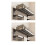 (40cm)Modern Space Aluminum Foldable Towel Rack Hooks Bathroom Storage Organization 8