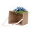 Retro Blumenkorb Leinen Perle für Blumenmädchen 13