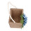 Retro Blumenkorb Leinen Perle für Blumenmädchen 17