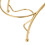 Edelstahl Gewürzregal Set 3 Gläser Gold 3