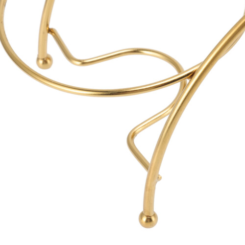 Edelstahl Gewürzregal Set 3 Gläser Gold 2
