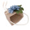 Retro Blumenkorb Leinen Perle für Blumenmädchen 11