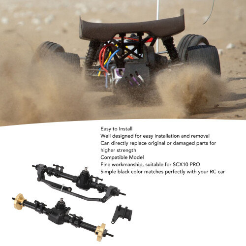 RC Achsset 27T 8T SCX10 PRO schwarz 1