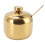Edelstahl Gewürzregal Set 3 Gläser Gold 12